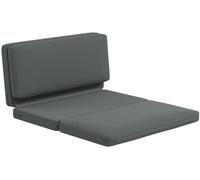 Canapé-lit pliable 3-en-1 HOMCOM, aspect velours, pour chambre à coucher
