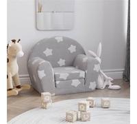 vidaXL Canapé-lit pour enfants - Gris clair