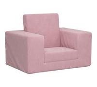 Canapé lit pour enfants Rose Peluche douce Rose G