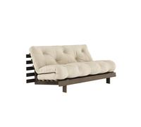 Canapé-lit Roots 160x200 Caroube/ Beige 747