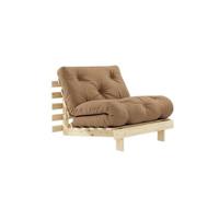 KARUP - Fauteuil convertible Marron