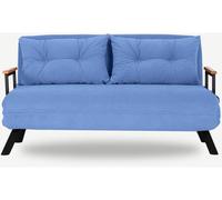 Canapé lit Sando 2 places bleu 133 x 78 x h78