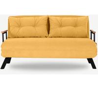 Canapé lit Sando 2 places moutarde 133 x 78 x h78