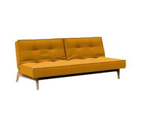 Canapé-lit Splitback chêne 210x96cm frame black/ feet oak