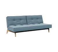 Canapé-lit Splitback chêne 210x96cm frame black/ feet oak