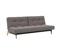 Canapé-lit Splitback chêne 210x96cm frame black/ feet oak