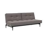 Canapé-lit Splitback Styletto bois noir 210x90cm frame black steel