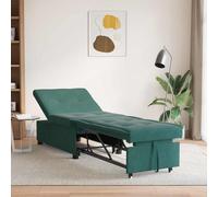 vidaXL Canapé-Lit Rose 194 x 67 x 82 cm Velours, Salon, canapé Moderne Convertible, Fauteuil en Velours, Gain de Place, Meuble intérieur Multifonctionnel