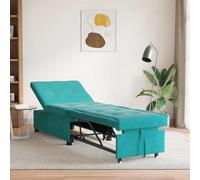 vidaXL Canapé-Lit Rose 194 x 67 x 82 cm Velours, Salon, canapé Moderne Convertible, Fauteuil en Velours, Gain de Place, Meuble intérieur Multifonctionnel