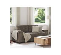 Canapé Love Seat Gris Foncé 140 cm en Cuir Synthétique