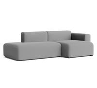Canapé Mags 2,5 places Combination 3 low accoudoir avec accoudoir à droite Hay Tissu Steelcut Trio 133 - 5710441368496