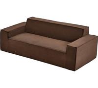 Canapé moderne 2110 mm, canapé confortable en velours côtelé avec assises profondes, canapé Cloud avec accoudoirs larges, aucun assemblage requis, grand canapé moelleux idéal pour le salon, la chambre