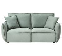 Canapé Moderne en Tissu 3 Places avec Assise Basse Profonde et Large Dossier Rem