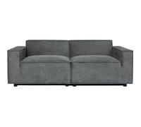 Canapé modulable - 3 places - IGOR - Tissu Gris anthracite - 198 x 94 x 70 cm