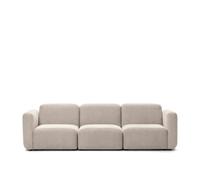 Canapé modulable 3 places Neom, beige, 263 cm, certifié FSC Mix Credit