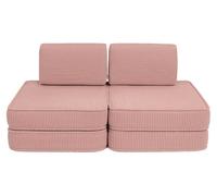 Canapé modulable velours 4 pcs AESTHETIC enfant modulable mousse OEKO TEX jeu