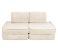 Canapé modulable velours 4 pcs AESTHETIC enfant modulable mousse OEKO TEX jeu