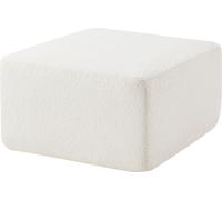 Canapé modulaire 'Hurvas' pouf 45 x 73 x 73 cm bou lanc crème