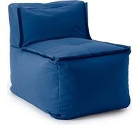 Canapé modulaire LUMALAND, modèle central - Combinable avec un système modulaire de 200 litres, couleur bleu marine. Sac de relaxation, fauteuil, canapé, ensemble de meubles, sofa en forme de sac de h