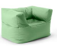 Canapé modulaire LUMALAND, type "sitzsack" - Combinable avec le système modulaire - 400 litres - Vert pastel - Canapé d'intérieur et d'extérieur - Assise confortable de type "pouf"