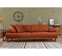 Canapé Mustang 3 places orange 239 x 99 x h83