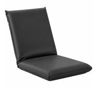 Canapé Paresseux, Chaise Sol avec Support Dorsal, Chaises Sol for Adultes | Chaise méditation, siège sol rembourré à 5 positions, for jeux vidéo, méditation, lecture, regarder(Dark gray,Small)
