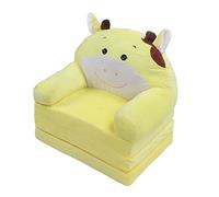 Canapé Pliable pour Enfants, canapé Ouvert à Rabat en Forme de Vache Colorée pour Se Détendre et Faire la Sieste, Matériau Durable et Confortable (3 Couches)