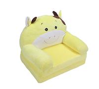 Canapé Pliable pour Enfants, canapé Ouvert à Rabat en Forme de Vache Colorée pour Se Détendre et Faire la Sieste, Matériau Durable et Confortable (2 Niveaux)
