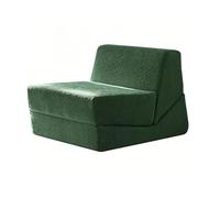 Canapé Pliant Lit Couchant Canapé Simple Moderne Multifonctionnel Avec Soutien Au Dos 3in1 Meubles De Salon Respirant Confortable Canapé Paresseux Pour Salon, Dortoir, Balcon, Bureau (Dark Green)