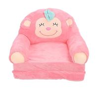 Canapé Pliant pour Enfants, Fauteuil Lounge pour Enfants, canapé Doux en Peluche pour Tout-Petits au Design Ergonomique, siège Pliable pour bébé, idéal pour la Maison et la (Rose)