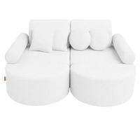 Canapé Pocket 120 cm bouclette 12 pcs BOUCLE enfant modulable mousse OEKO TEX jeu