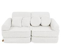 Canapé Pocket 120 cm peluche 10 pcs BEARLY enfant modulable mousse OEKO TEX jeu