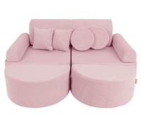 Canapé Pocket 120 cm velours 12 pcs SLIMCORD enfant modulable mousse OEKO TEX jeu