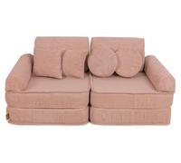 Canapé Pocket 120 cm velours côtelé 10 pcs AESTHETIC enfant modulable mousse OEKO TEX jeu