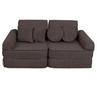 Canapé Pocket 120 cm velours côtelé 10 pcs AESTHETIC enfant modulable mousse OEKO TEX jeu