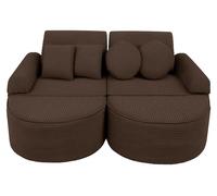 Canapé Pocket 120 cm velours côtelé 12 pcs AESTHETIC enfant modulable mousse OEKO TEX jeu