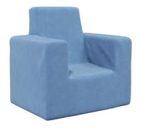 Canapé pour enfants Bleu Peluche douce