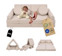 Canapé pour enfants en mousse 10 pièces – canapé modulaire pour enfants et adultes avec housses lavables