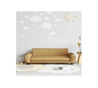 Canapé pour enfants marron 100x54x33 cm velours, mini canapé, mini canapé-chaise, mini canapé pour enfants, canapé de 3196384