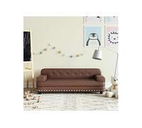 Vidaxl Canapé Pour Enfants Marron 90x53x30 Cm Similicuir