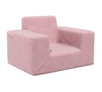 vidaXL Canapé pour Enfants Rose Peluche Douce, Mini canapé, Mini canapé pour Enfants, siège pour Enfants, Fauteuil pour Enfants