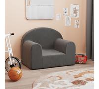 vidaXL Canapé-lit pour Enfants 2 Places, Lit de Jour avec Dossier et Accoudoirs, Lit d'Invité pour Tout-petits Chambre 357024 Gris G