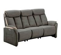 Canape relax ALTOBUY 3 places en coton gris 86 x 200 x 109 cm Gris G