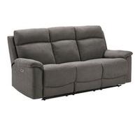 Canape relax ALTOBUY 3 places en polyester gris 87 x 192 x 99 cm Gris G