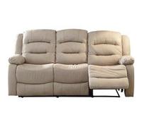 Canape relax ALTOBUY 3 places en tissu beige 200 x 200 x 102 cm Beige G