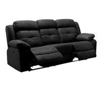Canapé Relax Manuel 3 Places Gris - FABARES - ALTOBUY Gris G