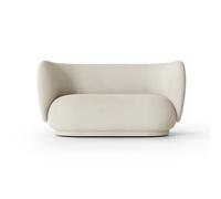Ferm Living Canapé bouclé Rico 2 places Bouclé offwhite