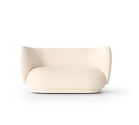 Ferm Living Canapé bouclé Rico 2 places Wool bouclé offwhite