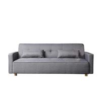 Copenhague canapé scandinave convertible 3 places en tissu gris