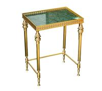 Canapé Table Basse Table d'appoint rétro en marbre for dortoir, décoration de Luxe for la Maison, Le Salon ou café